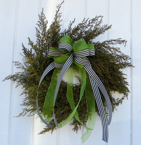 Sweet Annie Wreath Dried Flower Wreath Green Wreath All