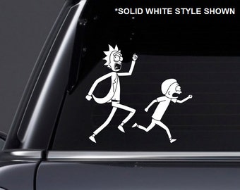 Rick and Morty Inspired Vinyl Decal