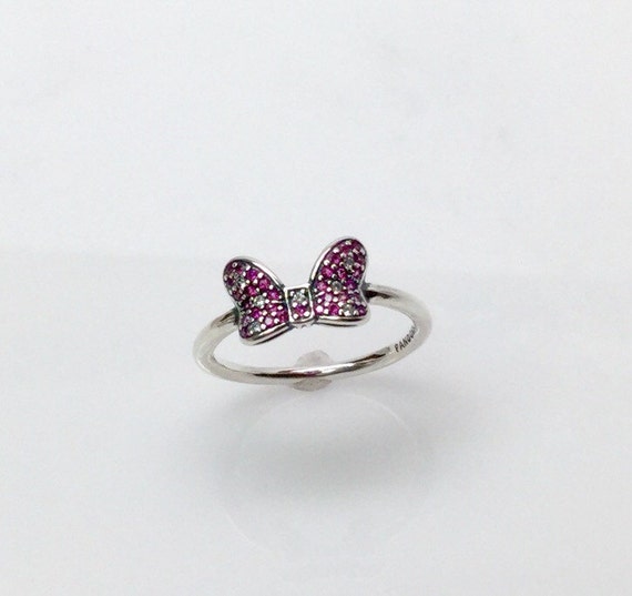 Pandora Disney Sparkling Minnie Bow Ring by SparkleOfSurprise