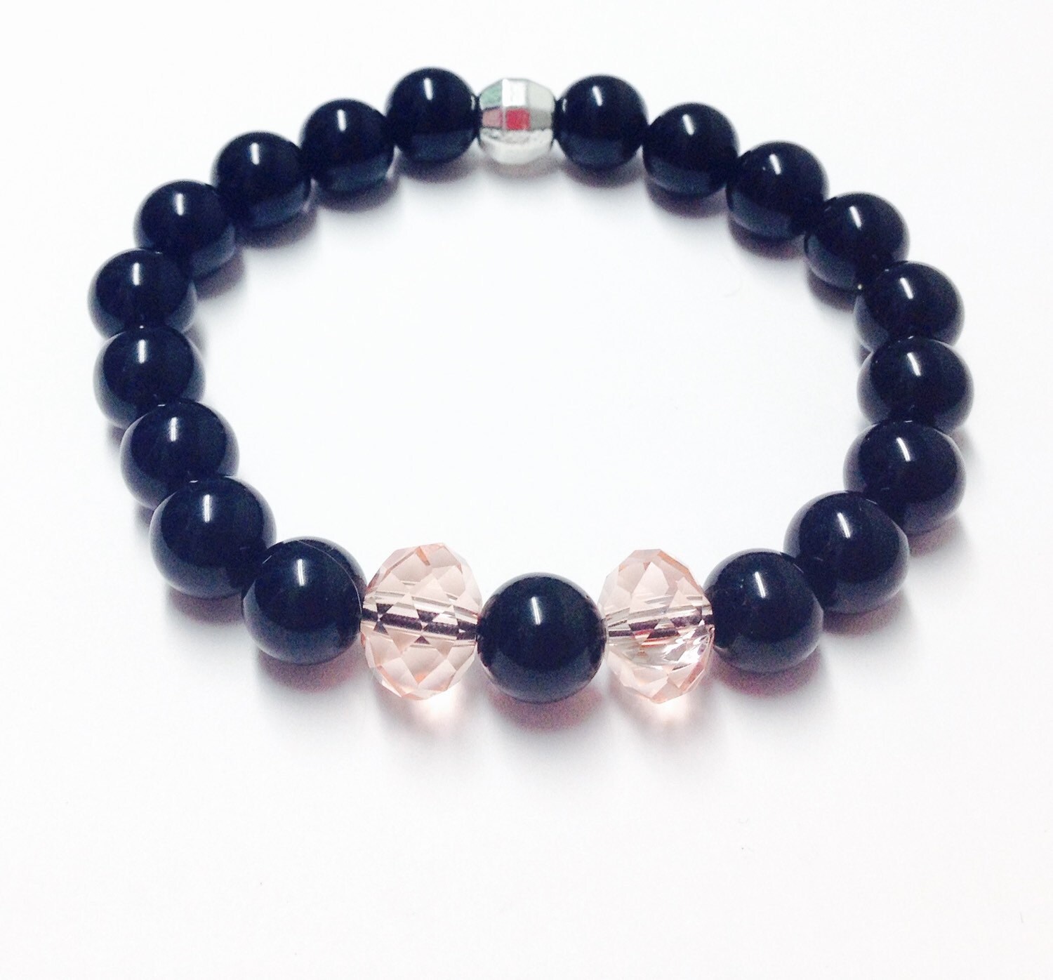 Black Onyx Bracelet Womens Black Onyx Bracelet Gemstone