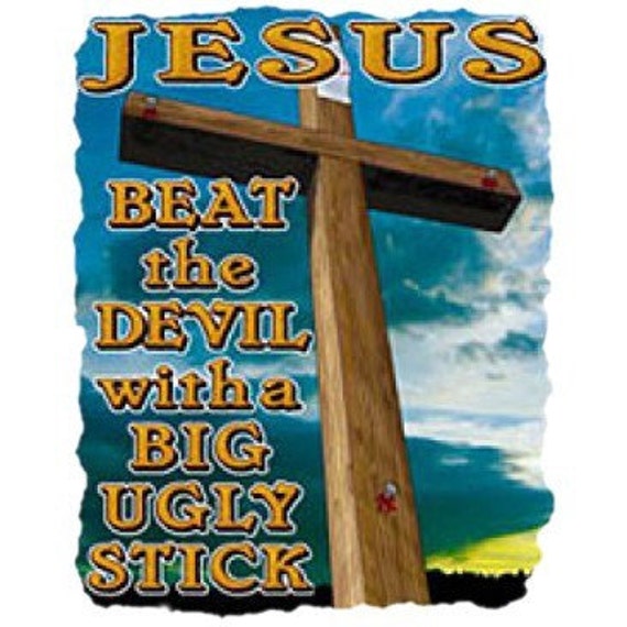 jesus beat the devil t shirt