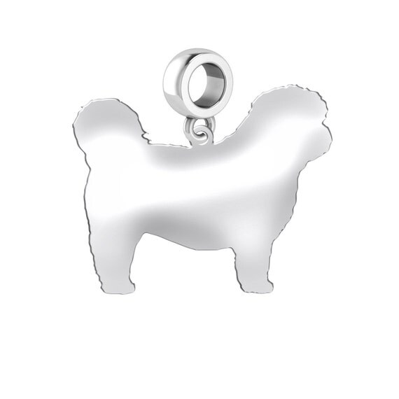 Shih Tzu Dog Charm Shih Tzu Silhouette Charm Fits All
