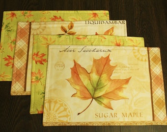 Leaves Placemats Set of 4