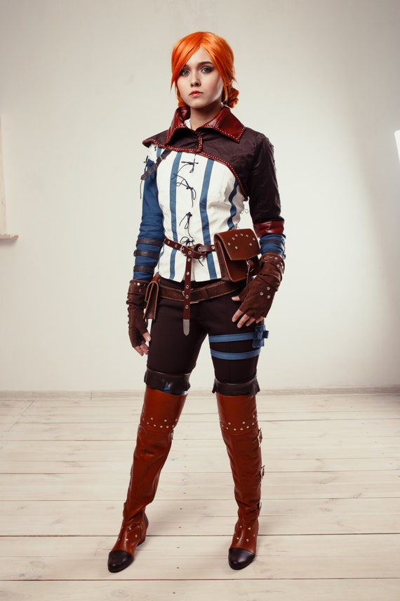 Triss Merigold cosplay costume The Witcher witch from the