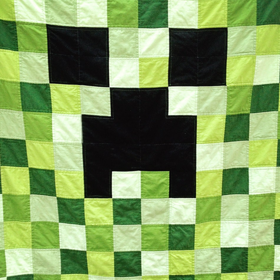 Minecraft Creeper Quilt Custom Order