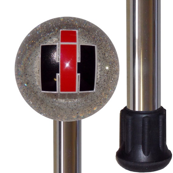 International Clear Glitter Shift Knob Handle Polished