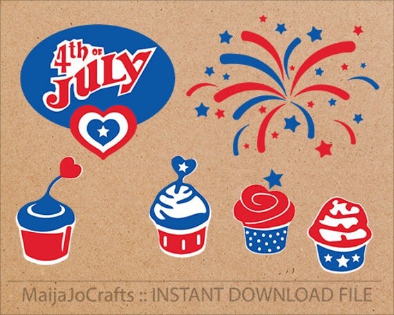 Download 4th of july SVG DXF digital download, cricut files instant ...