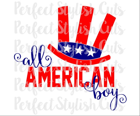 Download All American Boy SVG DXF EPS png Files for Cutting Machines