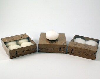 Unscented 2" Floating Disc Candles Set of 4 PCS