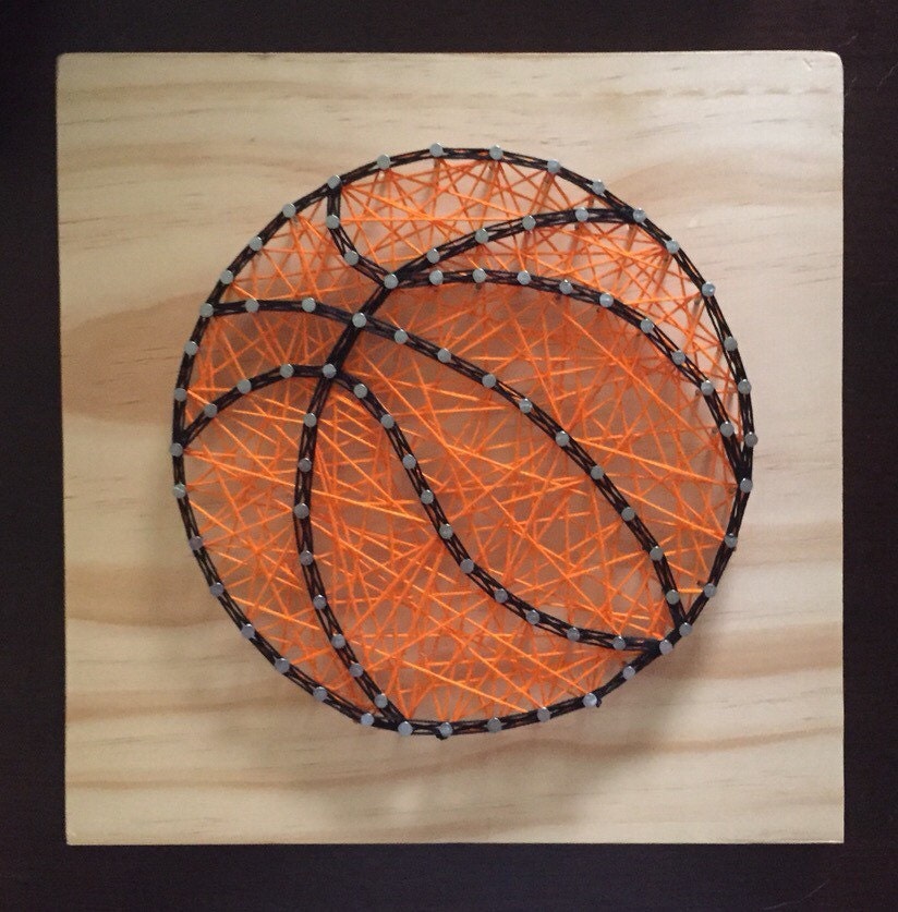 MADE TO ORDER Basketball String Art Custom String Art