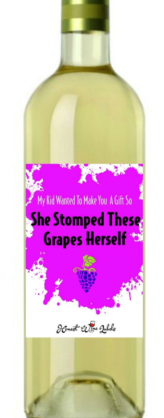 Funny Wine Labels for Teachers My Kid Wanted to Make