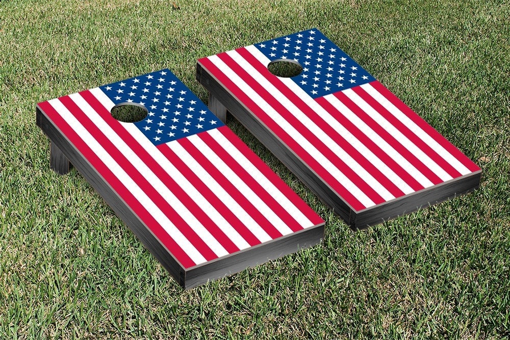 SALE-USA Flag Cornhole SetGifts for