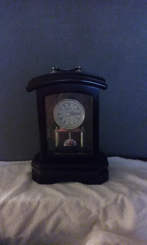 Wallace Silversmiths Mahogany Mantle Clock by 2010paul9562