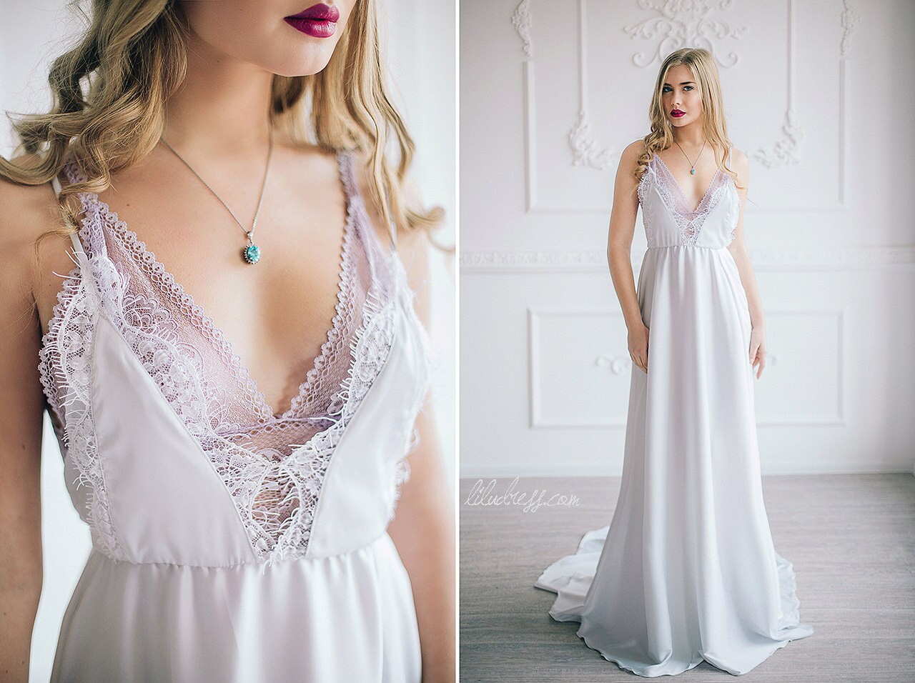 simple boho prom dress