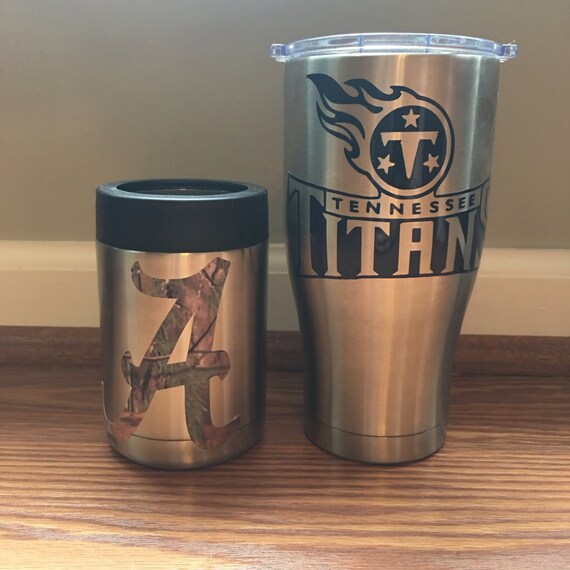 Sports Team Yeti Decals by OctoberWoodsDesigns on Etsy