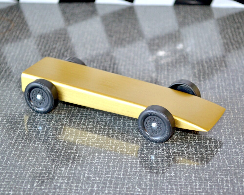 of on car pinewood paint derby weight AWANA Prix Derby GOLD or Pinewood Grand 24K Car Pine Car