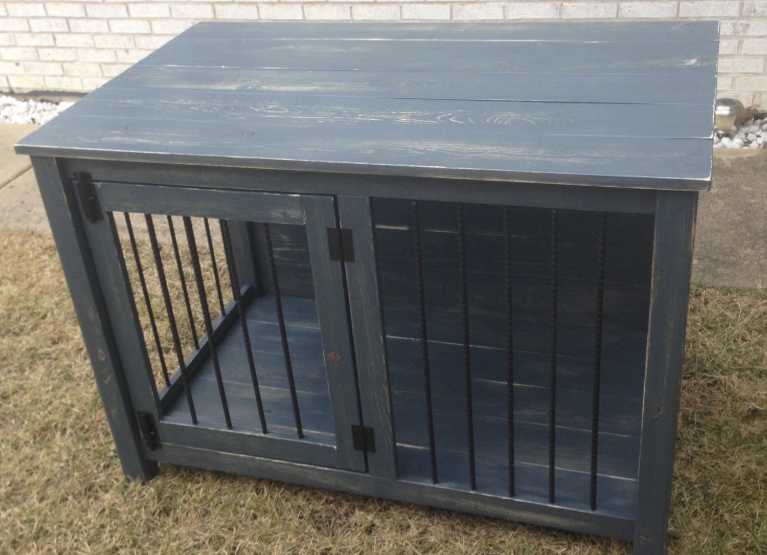 Custom Wood Dog Kennel by TatraCustomKennels on Etsy