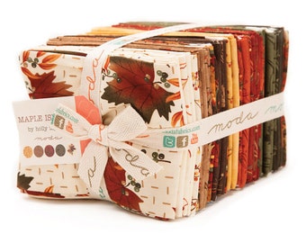 Maple Island Fat Quarter Bundle by Holly Taylor Moda Fabrics #6610AB 100% Cotton