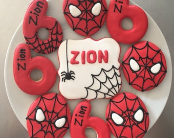 Order Spiderman Cookies Online