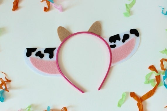 Cow Ears Animal Headband