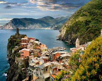 Italy Photograph Cinque Terre photo Manarola Vernazza