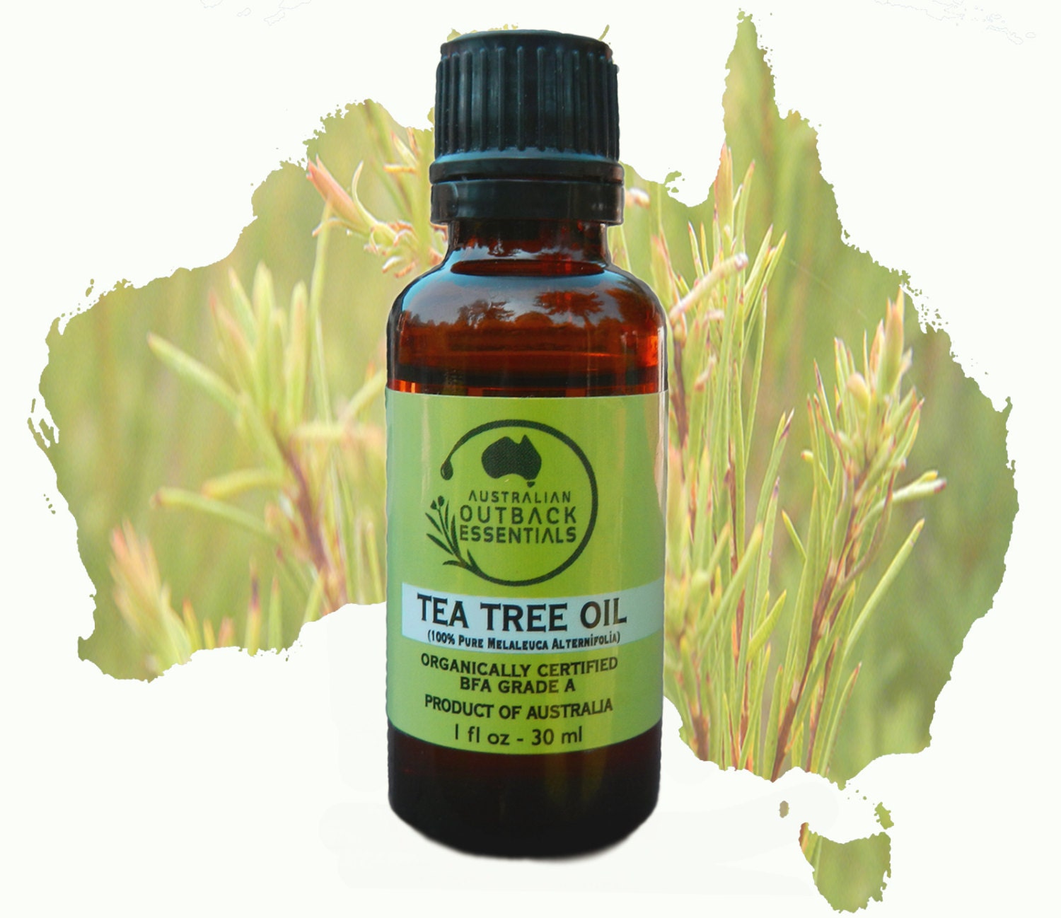 Organic Tea Tree Oil 100 Pure Australian by AustralianOutbackOil
