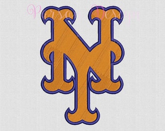 New York Mets - 9 Size Embroidery Designs Baseball Logos ~ INSTANT DOWNLOAD ~ Machine Embroidery Pattern