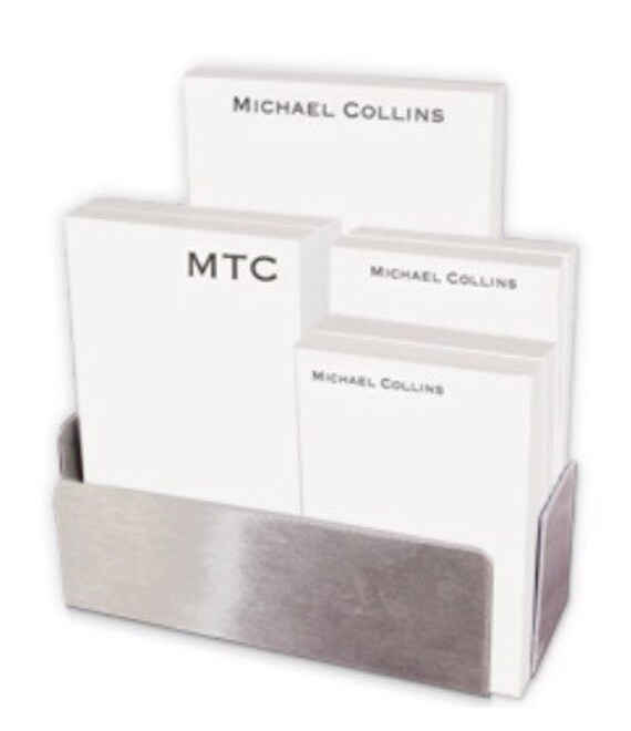 Executive 7 Tablet Set with Stainless by ItsMyPartyStationery