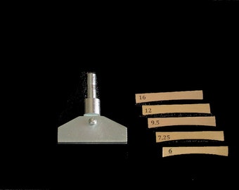 fret press caul plus 5 radiused-grooved inserts