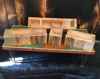 Reclaimed Barnwood planters