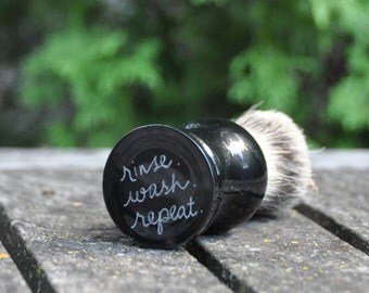 Shave brush shaving brush shave soap badger brush shave kit wet shaving kit wet shave shaving soap shave set handmade silvertip badger brush