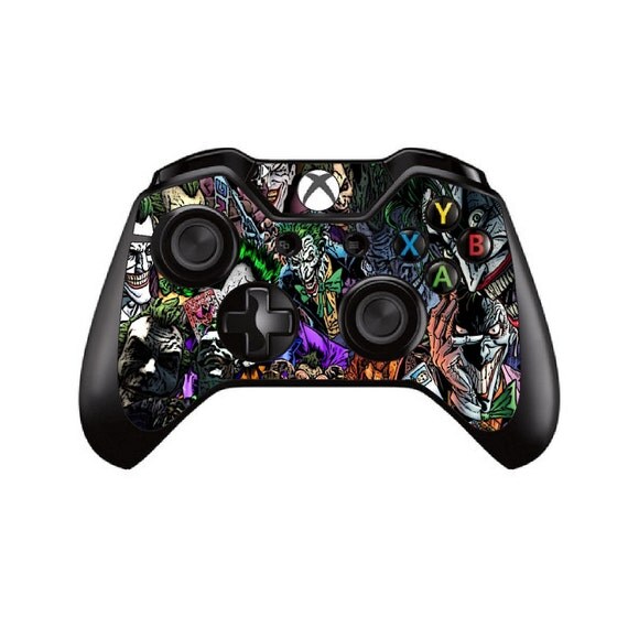 2 Xbox One Controller Skin Sticker Joker by Hottopskins on Etsy