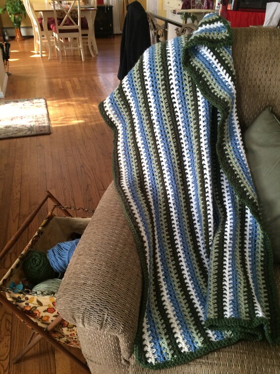 Crocheted Lap blanket by on Etsy
