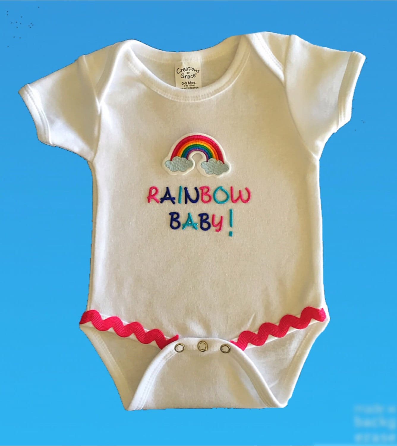 Rainbow Baby Onesie