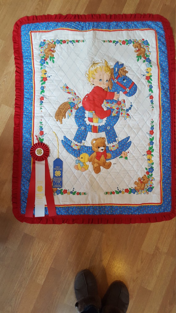 hand sewn baby blanket