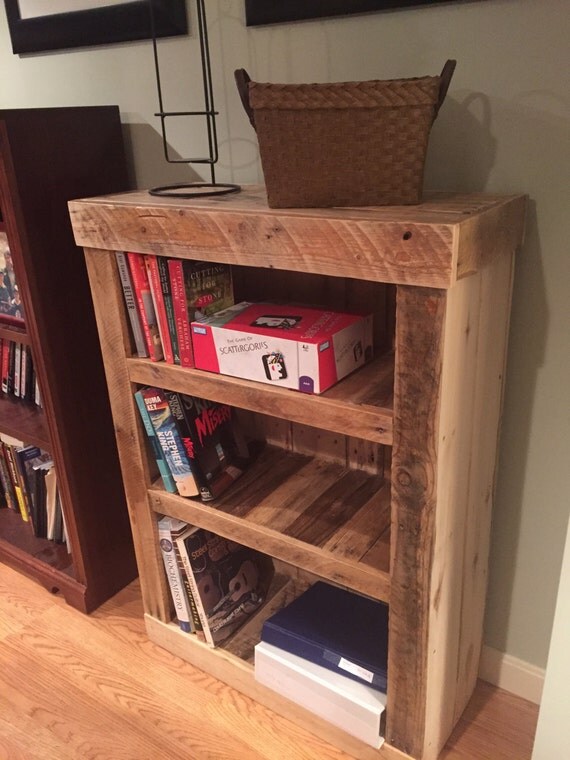 Pallet Bookcase by KOSWoodworks on Etsy