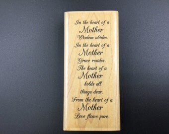 Items similar to Mother's poem on Etsy