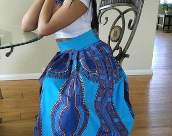 Dashiki skirt, African skirt, Dashiki maxi skirt, African maxi skirt, African print maxi skirt, African long skirt, African clothing
