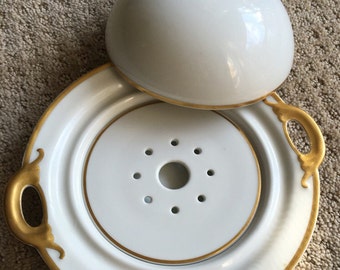 Rate Antique Haviland Limoges Butter Dish