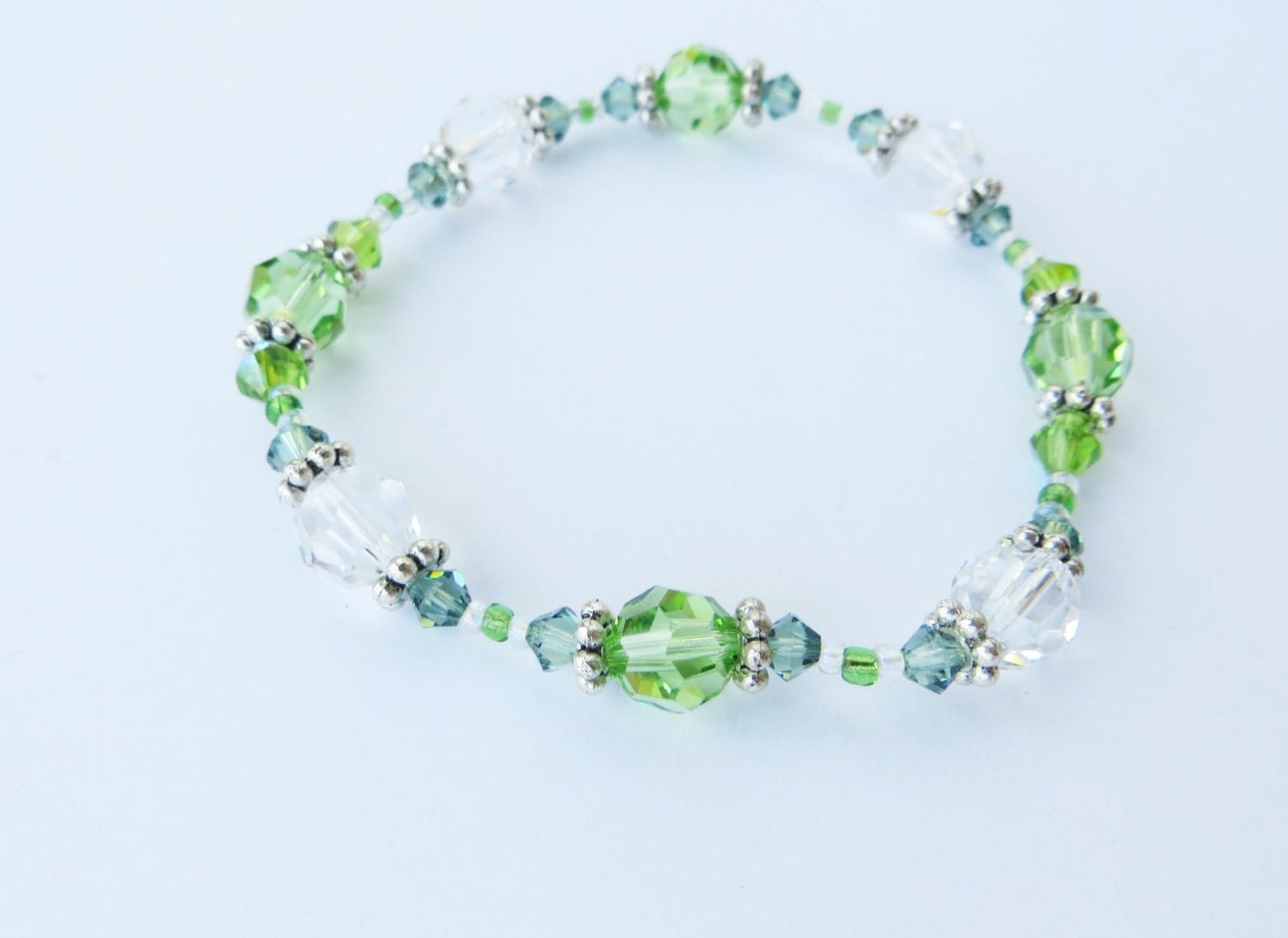 Swarovski Crystal Beaded Bracelet Beaded by TheDorisElizabeth