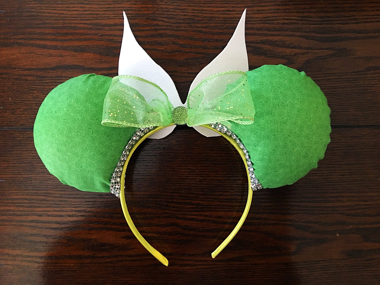 Tinkerbell Mickey Ears by PineapplesandAloha on Etsy