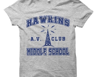 The "Original" Hawkins Middle School AV Club Stranger of Things T-Shirt | Gift | Bday | Anniversary