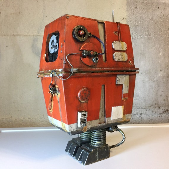 orange droid vintage toys