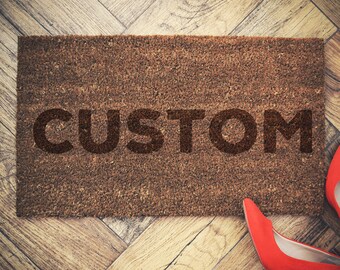 Custom Door Mat Welcome doormat 60x40cm coconut Custom doormat
