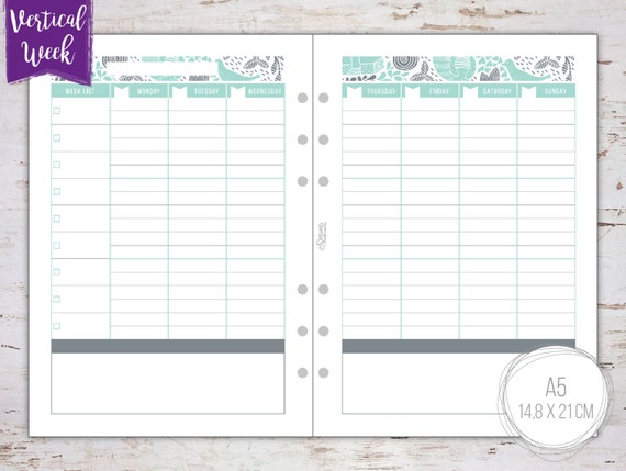 Printable Weekly Planner For Work And Home Weekly Free Undated 
