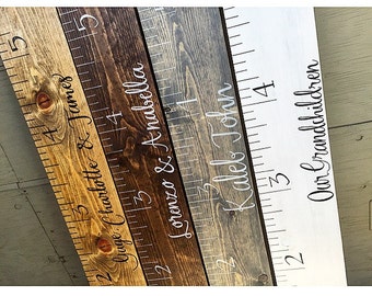 Custom Growth Chart, growing stick, giant ruler, growth stick, baby room decor, nursery decor, first birthday gift, growth chart, custom