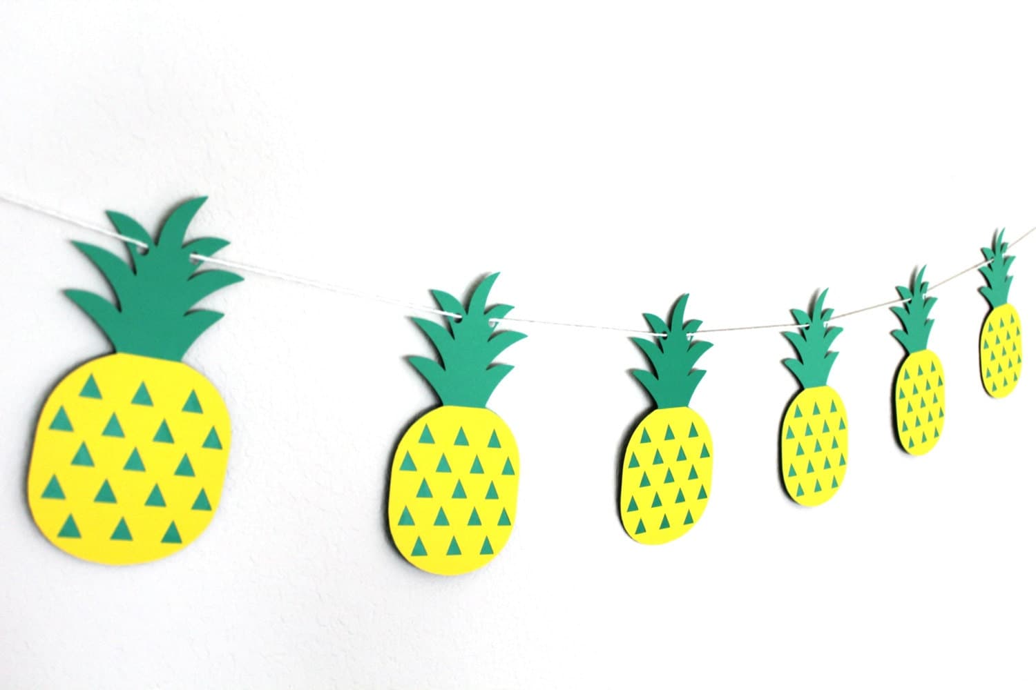 Pineapple Banner Pineapple Party Decor Pineapple Garland