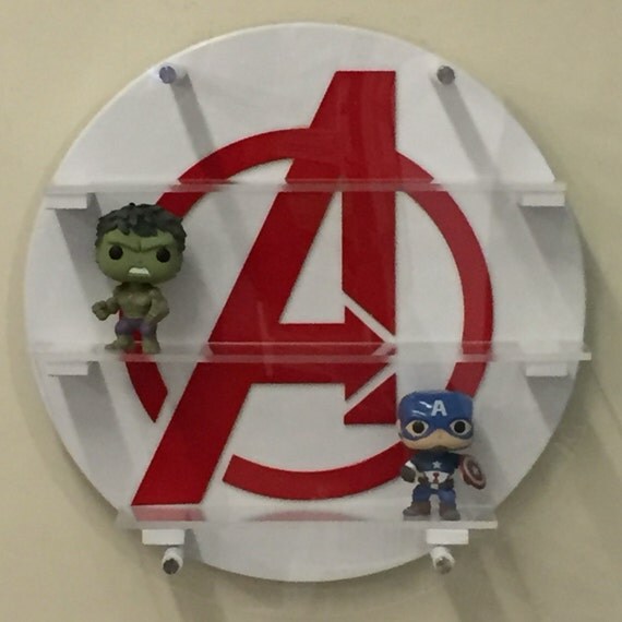 avengers funko pop shelf
