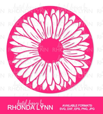 Download SALE Gerber Daisy SVG dxf eps jpg png vector cut file