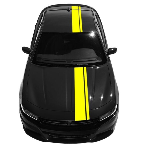 racing stripes car rear end charger
